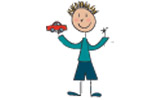 Kind mit Auto
